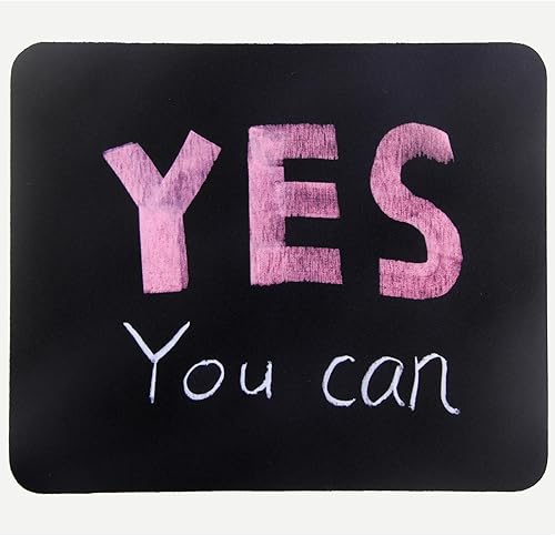 Miniatura 6 de Alfombrilla de mouse para juegos, base de goma antideslizante con diseños para laptop, computadora y oficina, 9.5 x 7.9 x 0.12 pulgadas (sí puedes)