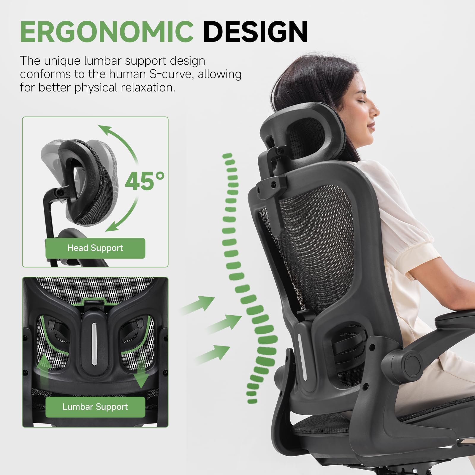 Gtplayer Bürostuhl Ergonomisch – Bild 7