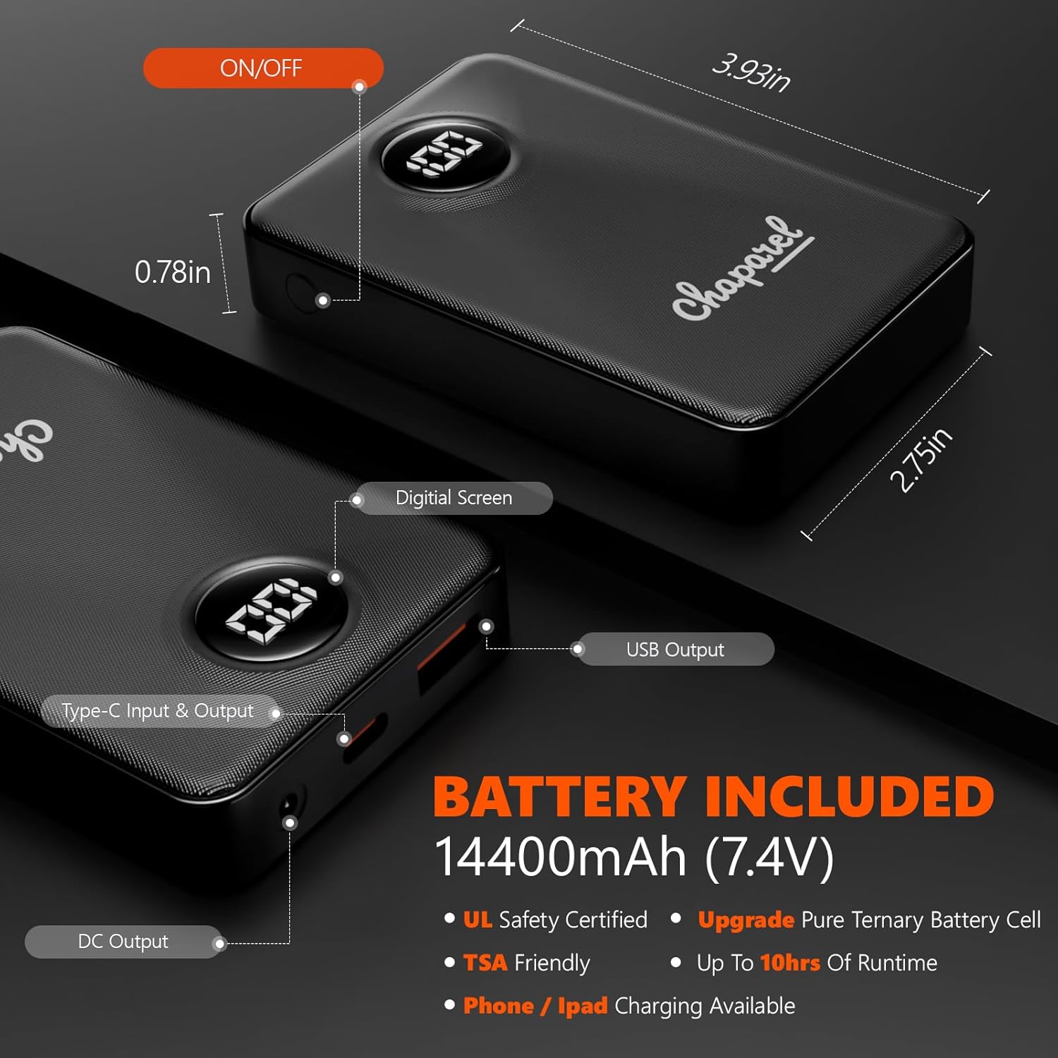 Women’s Heated Vest with Battery Pack Included, 7.4V Smart Washable Rechargeable Electric Lightweight Heating Vest - Image 3