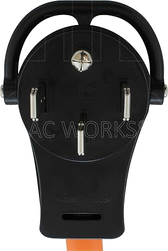 Miniatura 9 de AC WORKS RVRangeGenerator 14-50 Enchufe de 50 amperios a 6-20R 1520Amp 250Volt Adaptador (A 6-20 Compacto)