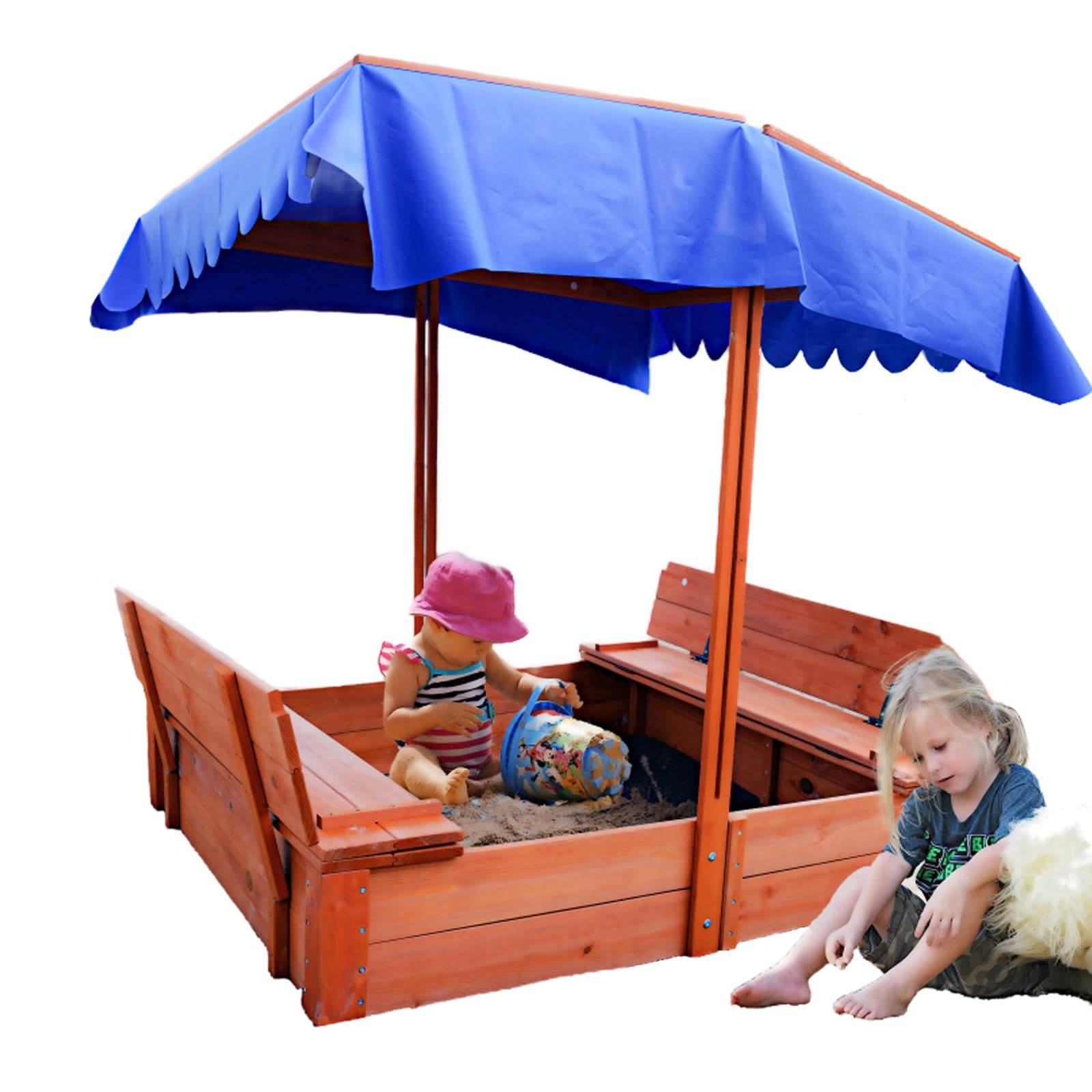 Sandbox Wayfair Childrens Playhouse Funphix Outdoor Wooden