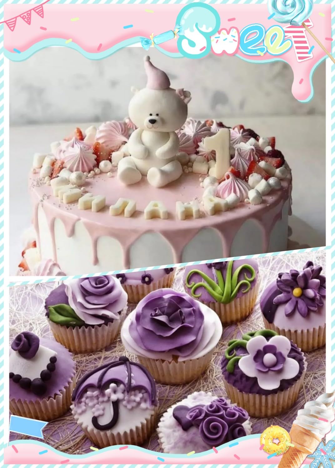Bolsas de repostería XXL desechables, 100 bolsas de decoración fuertes de 26 pulgadas de grosor para glaseado, glaseado real, suministros profesionales para pasteles para hornear y decorar