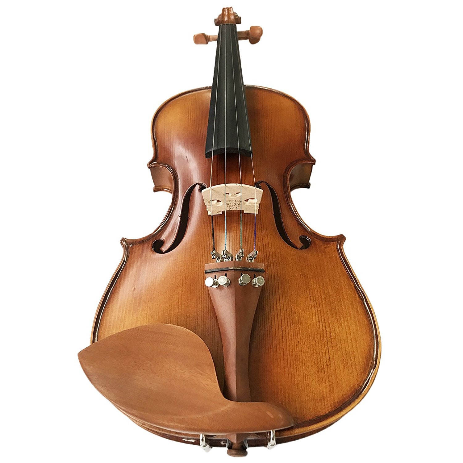Aliyes - Violino acustico per principianti in legno massiccio realizzato a mano, misura 1/2