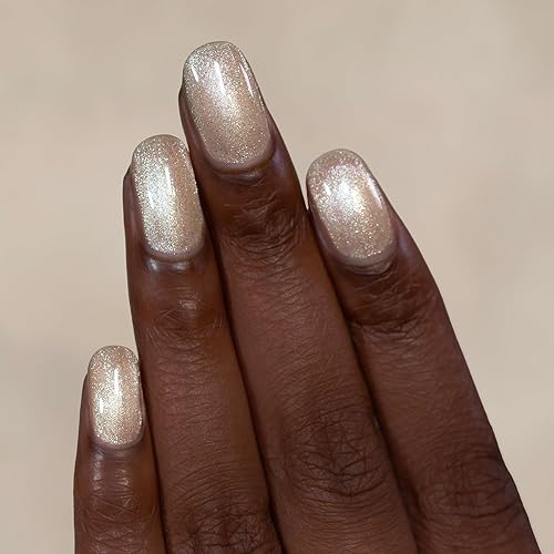 Miniatura 4 de ILNP Cashmere - Esmalte de uñas holográfico magnético, manicura resistente al desprendimiento, no tóxico, vegano, libre de crueldad, color beige