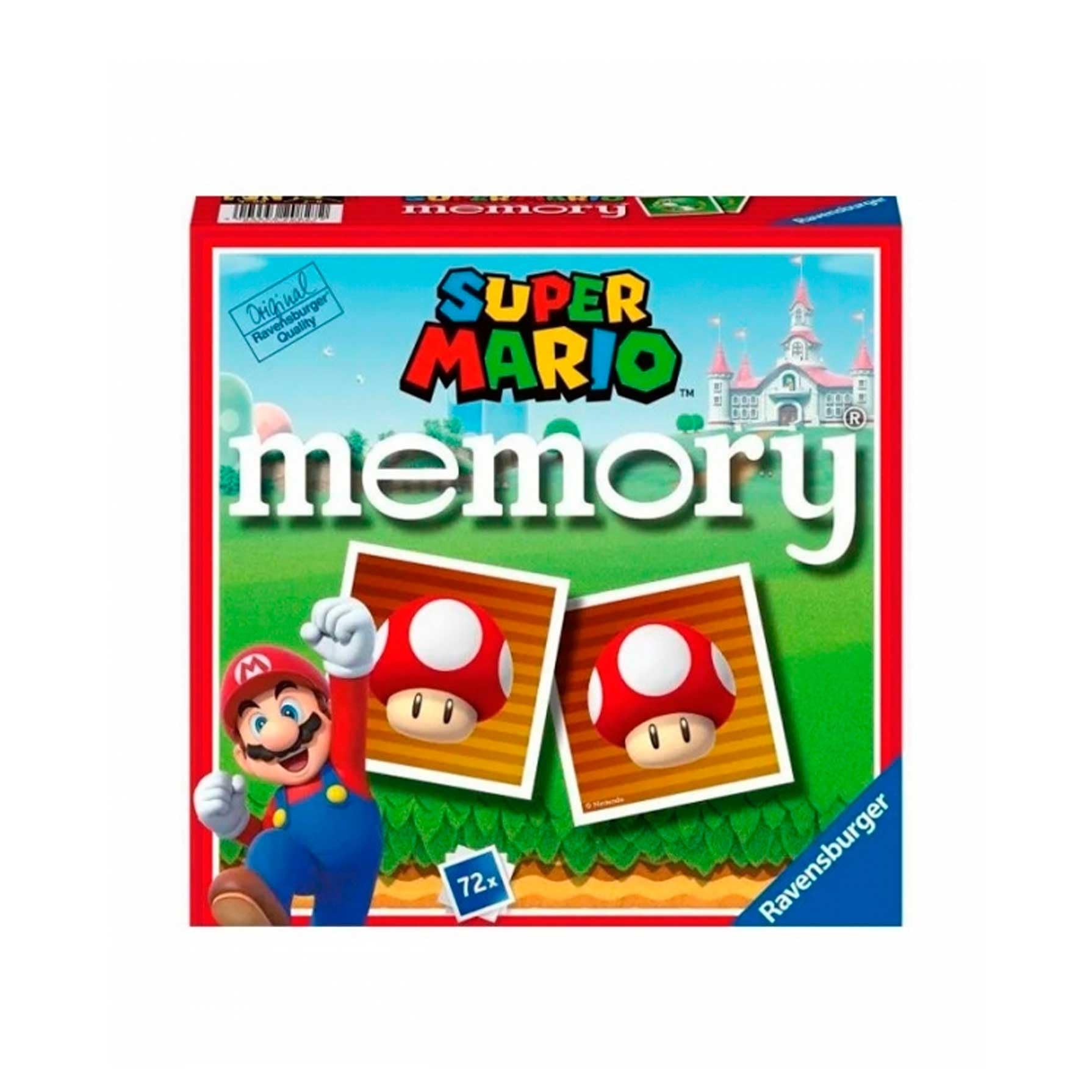 Ravensburger - Memory Super Mario, Board Games Kids 4 Years and Up, Toys Kids 4 Year Old, Board Games Kids, 72 Cards, 2-8 played