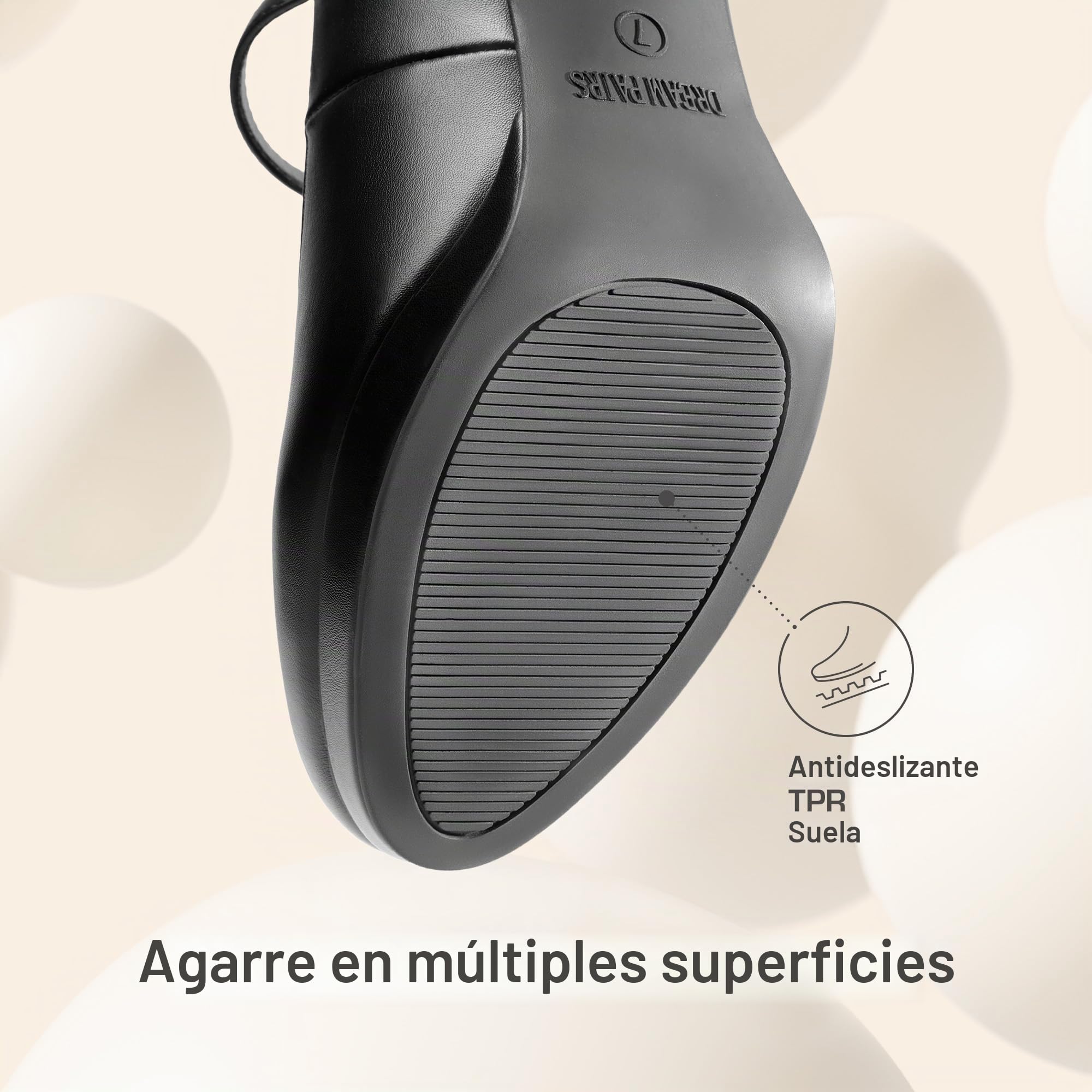 DREAM PAIRS Zapatos de Tacón Alto Clásicos Mujer Zapatillas con Tacón Zapatos de Salón PU con Plantilla Comodas