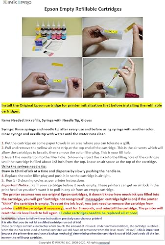 Miniatura 3 de INKXPRO Cartucho de repuesto vacío remanufacturado para 98 99 para usar con Artisan 700, 710, 725, 730, 800, 810, 835, 837