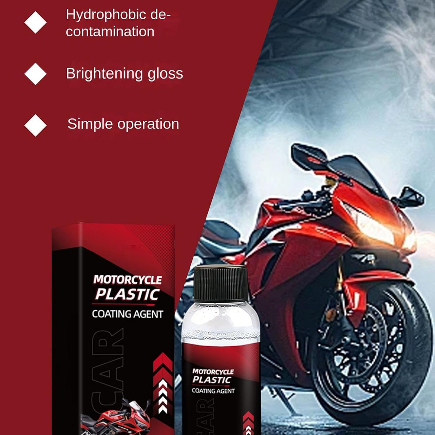 Car Quick Coat Restore 80ml Long-Lasting Protection Motorcycle Paint | Motorcycle Coating Agent for Trailer RV Truck Automotive Sedan Pickup Vehicle