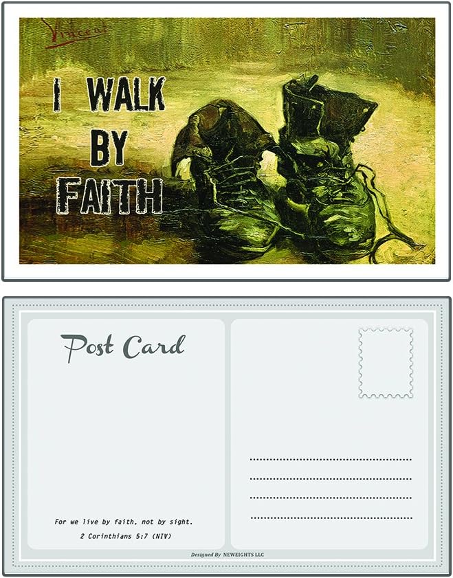 NewEights Christian Inspirational Bible Verses Postcards - How Great is Our God (60-Pack) - Enticements Rewards for MINISTRIES and Sunday Schools