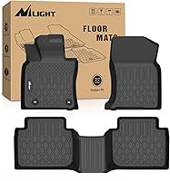 Vista 15 de Nilight Alfombrillas de TPE para Toyota Avalon 2013 2014 2015 2016 2017 2018 para todo tipo de clima, ajuste personalizado, forros de piso
