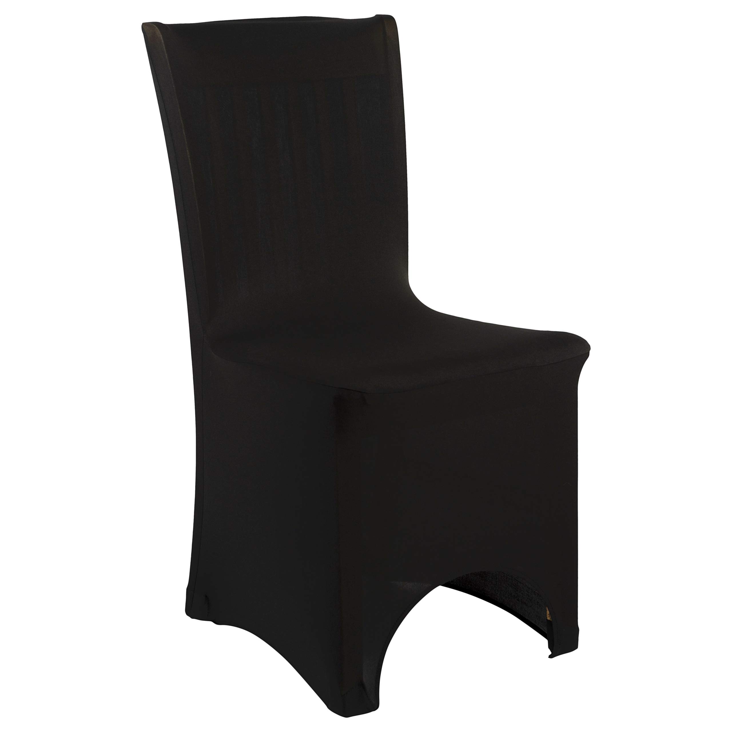 Covering All Occasions Spandex Chair Covers Dining Chair Slipcover Removable Elasticated Stretchy Chair Protector Slipcovers for Birthday Wedding Banquet Party Supplies Decoration, Black, 100pcs