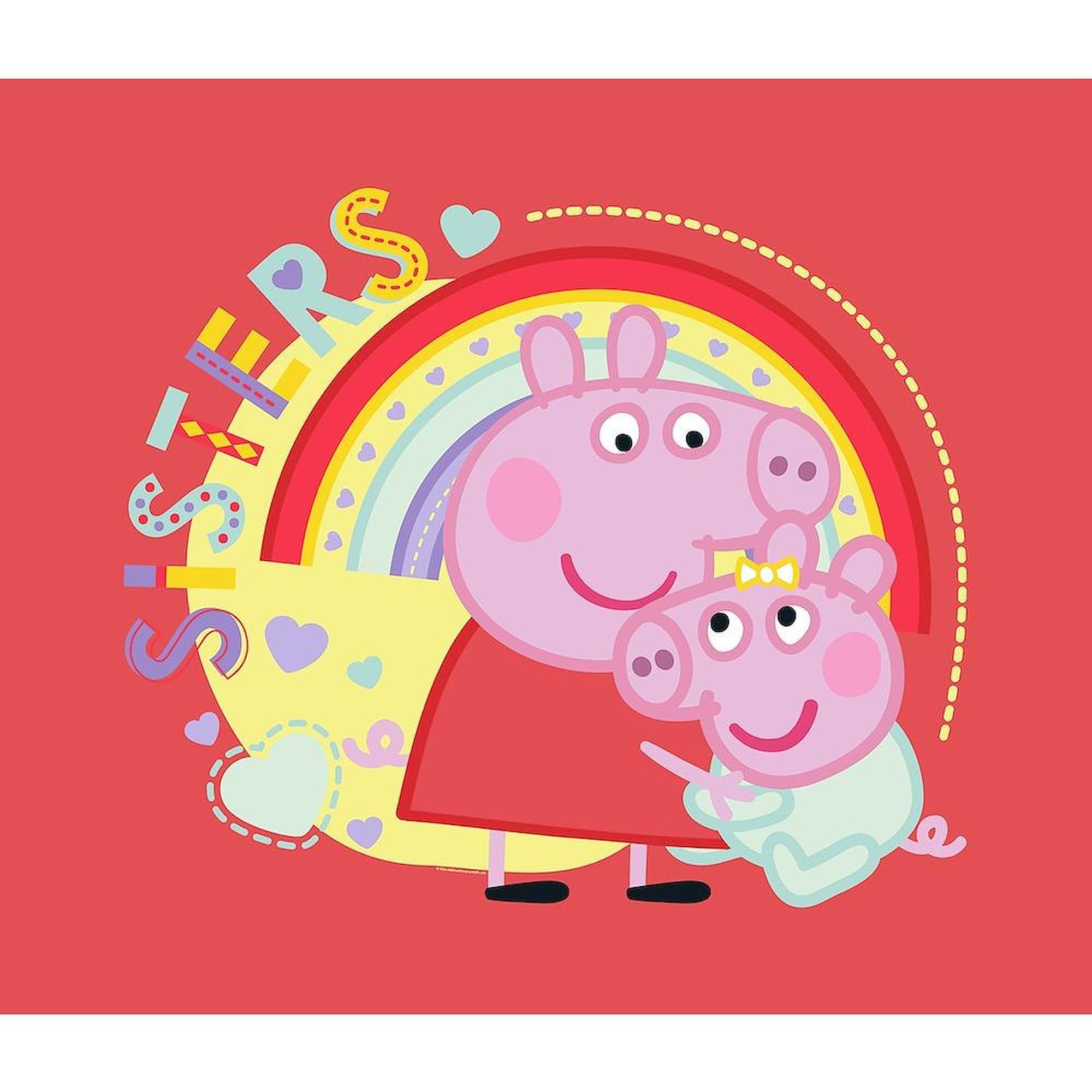 CafePress Peppa Pig: Sisters King Duvet Cover, Printed Comforter Cover, Unique Bedding