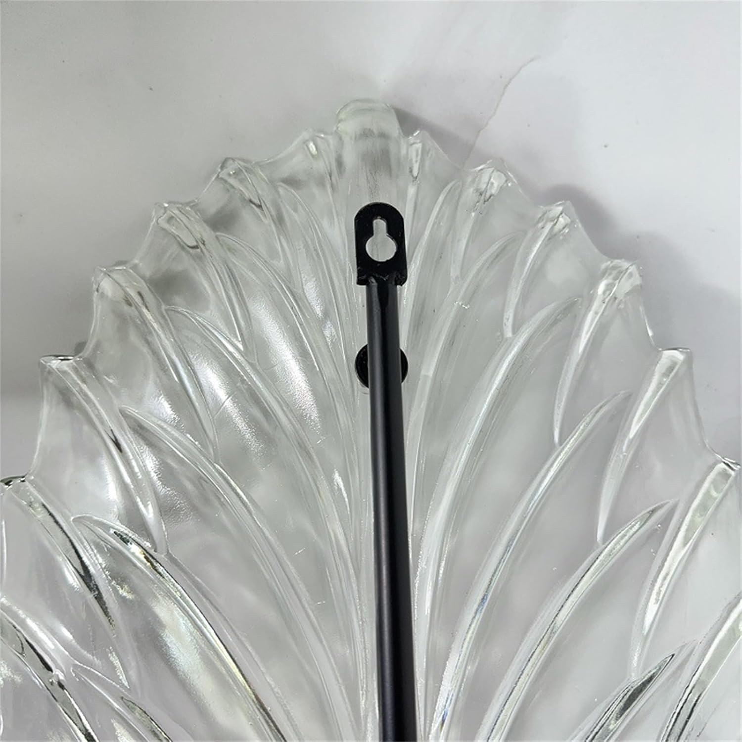 SHU GE Candle Holders,Wall Mounted Candle Holder Sconce Hanging Glass Candlestick Modern Iron Candle Stand for Home Decoration Candle Display