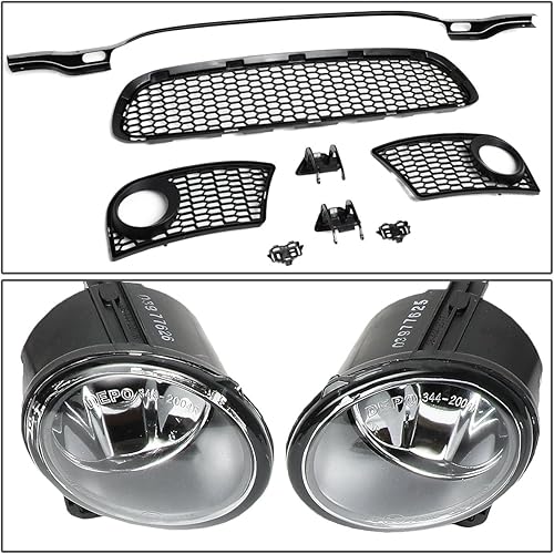 Miniatura 5 de DNA Motoring BUMP-F-F10-M M-Tech Parachoques delantero + PDC+luz antiniebla compatible con BMW 10-16 Serie 5 SedanHatchback