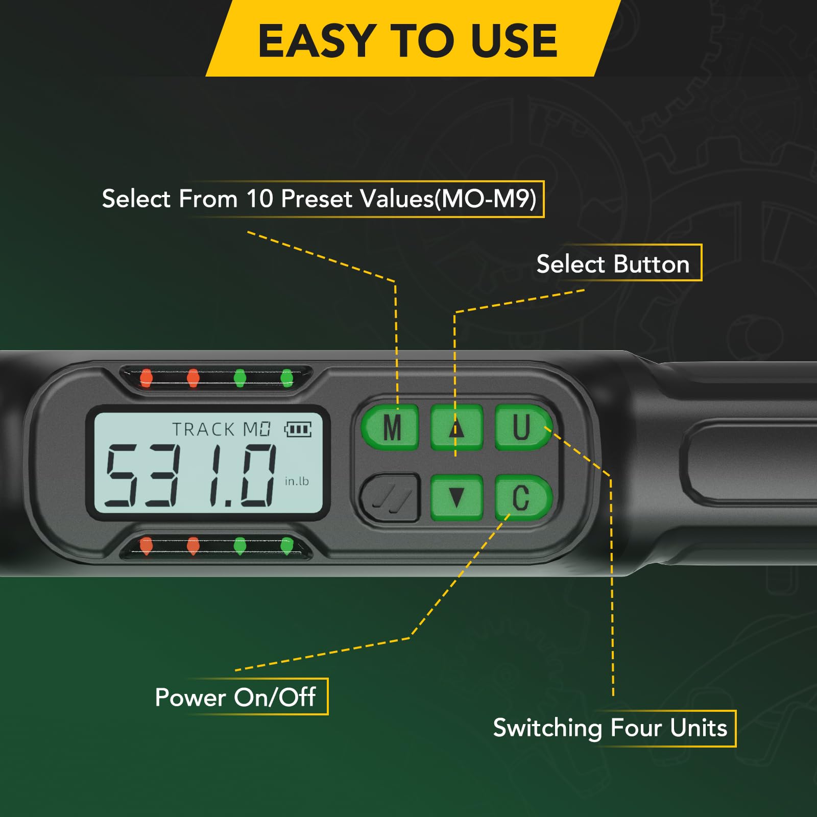 Snapklik.com : LLAVETOR Digital Torque Wrench 1/2 Drive