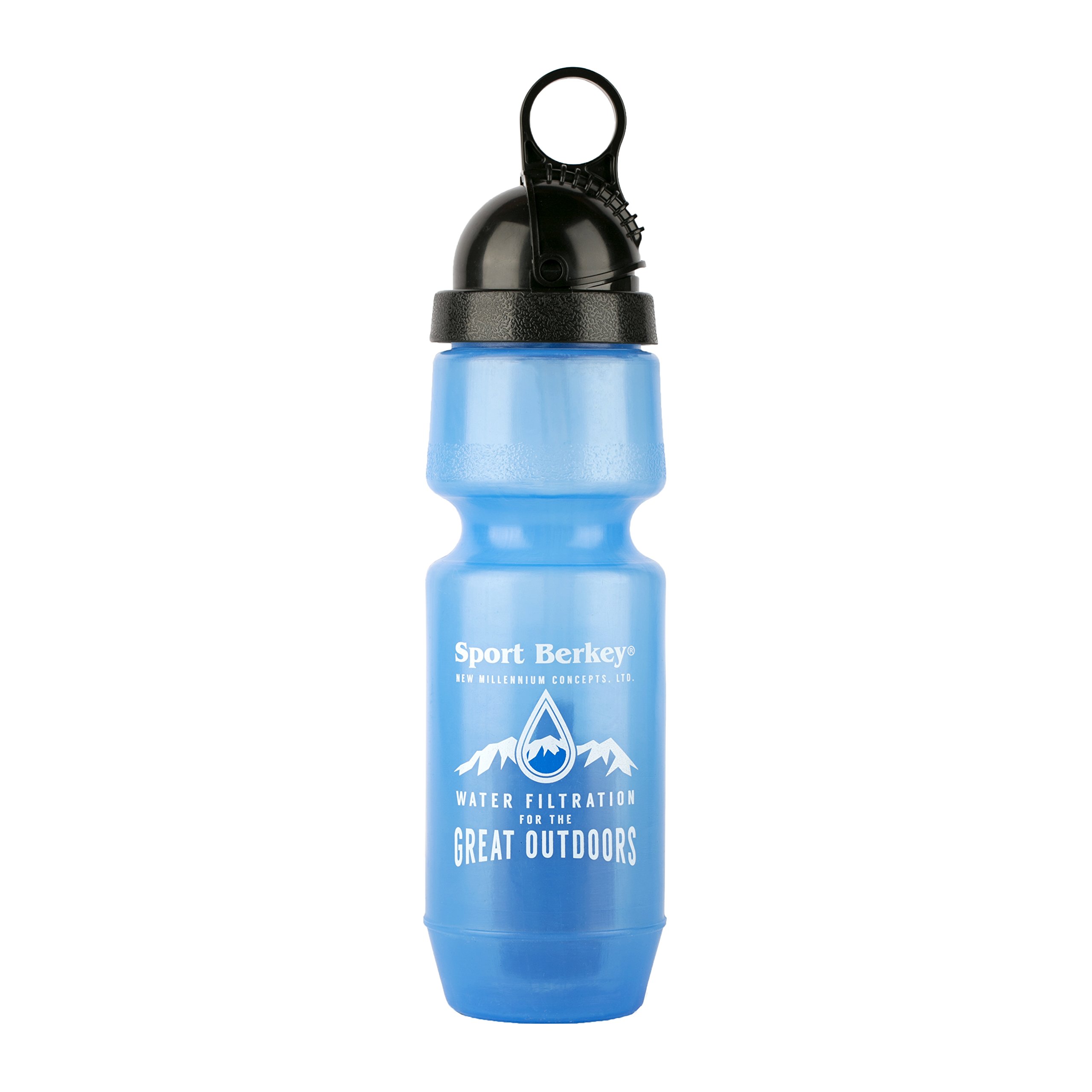 Sport Berkey Water Filter Bottle Ideal for Off-Grid, Emergencies, Hiking, Camping, Traveling and Everyday Use at Home, Work or School