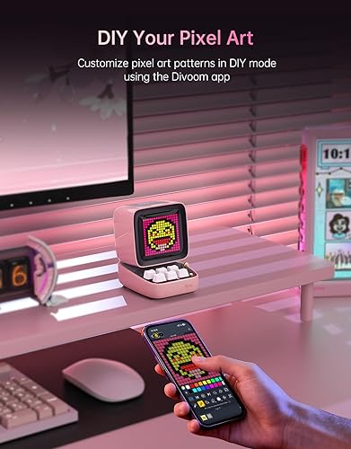 Miniatura 3 de Divoom Ditoo Parent, Rosado Rosado,Negro -,Azul,Verde,Blanco,https://www.amazon.com/dp/undefined