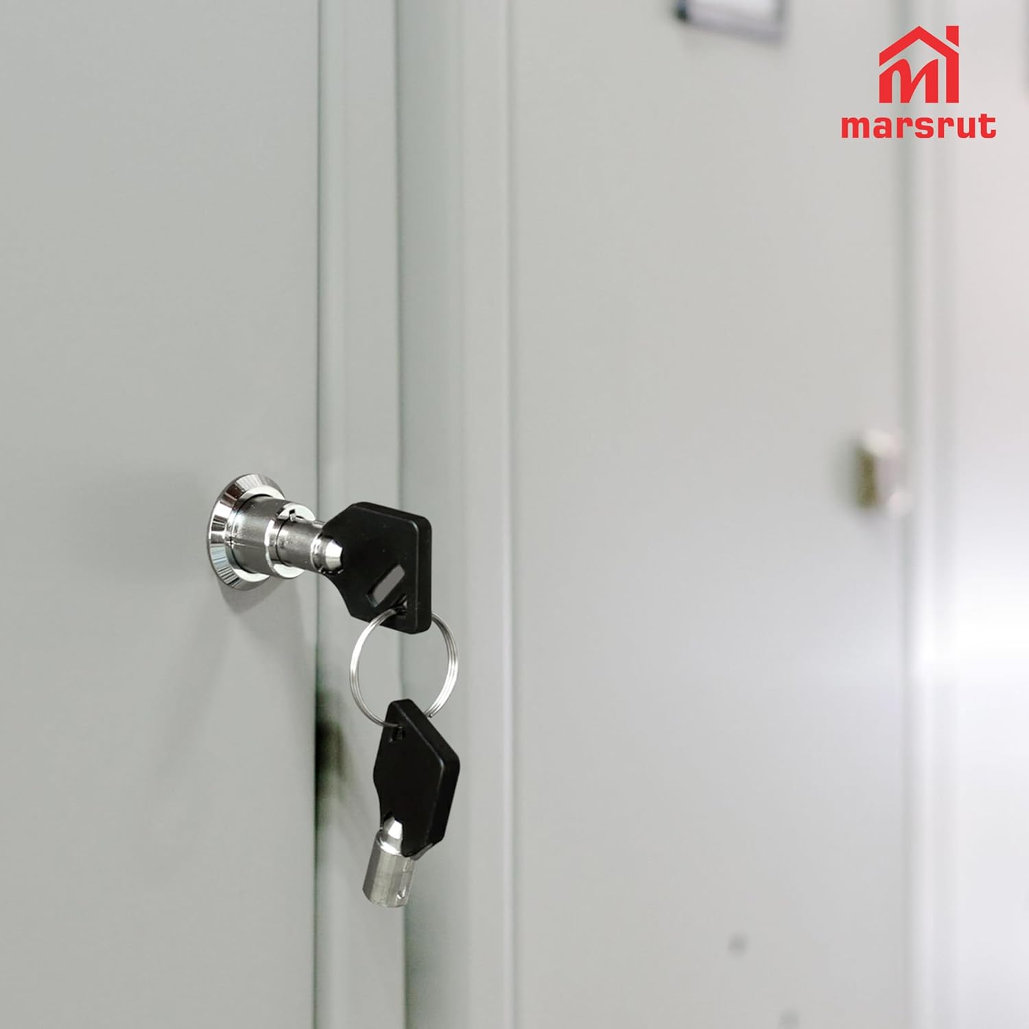 2 Sets Tool Box Lock Replacement with 4 Key Compatible with Craftsman Tool Cabinet, Tubular Key Insert Linkage Drawer Chest, Safe Truck Mailbox File Storage Secure Locking System (Keyed Different)