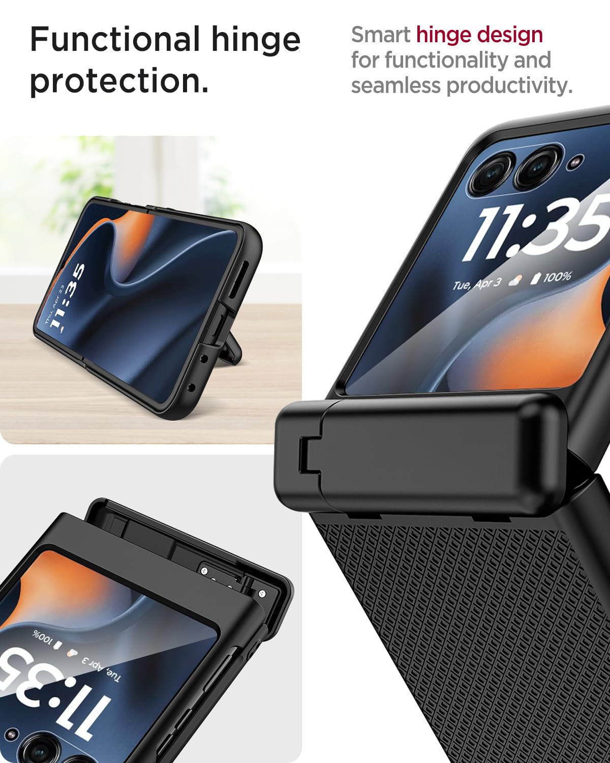 Miimall Custodia Compatibile con Motorola Razr 60, [PC