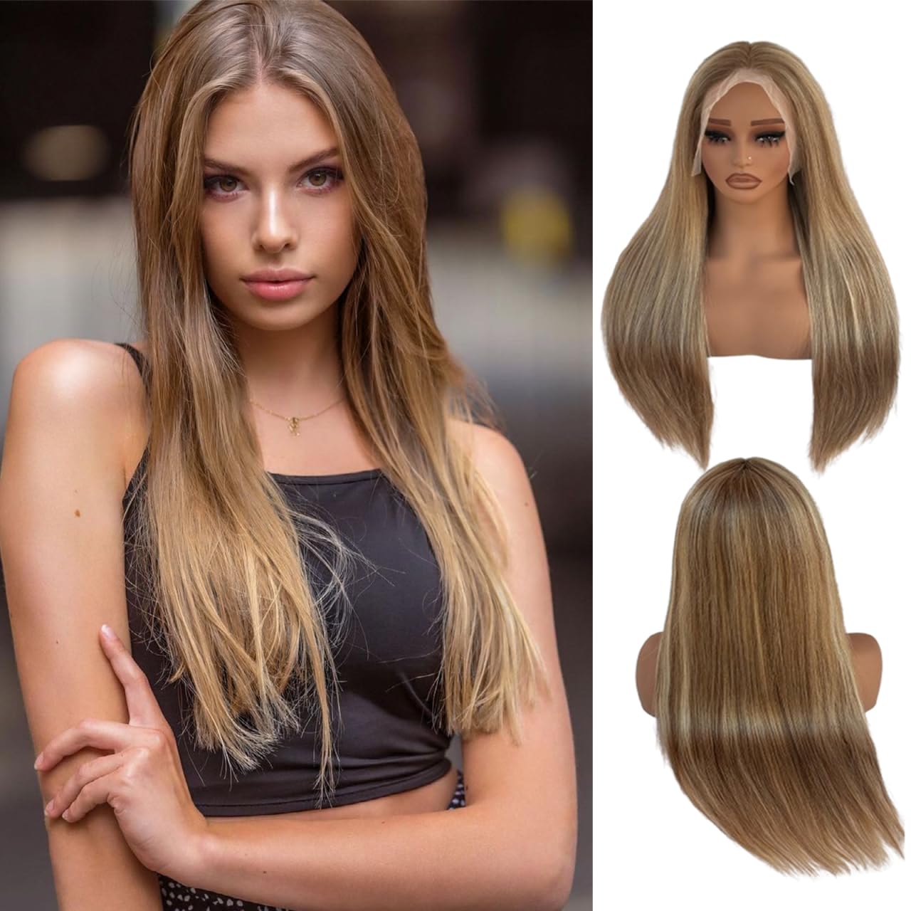 13x6 Grey Straight Lace front Wigs Human Hair 28in for Black Women Gray HD Lace Glueless Pre Plucked 180% Density Brazilian Virgin Human Hair 28in