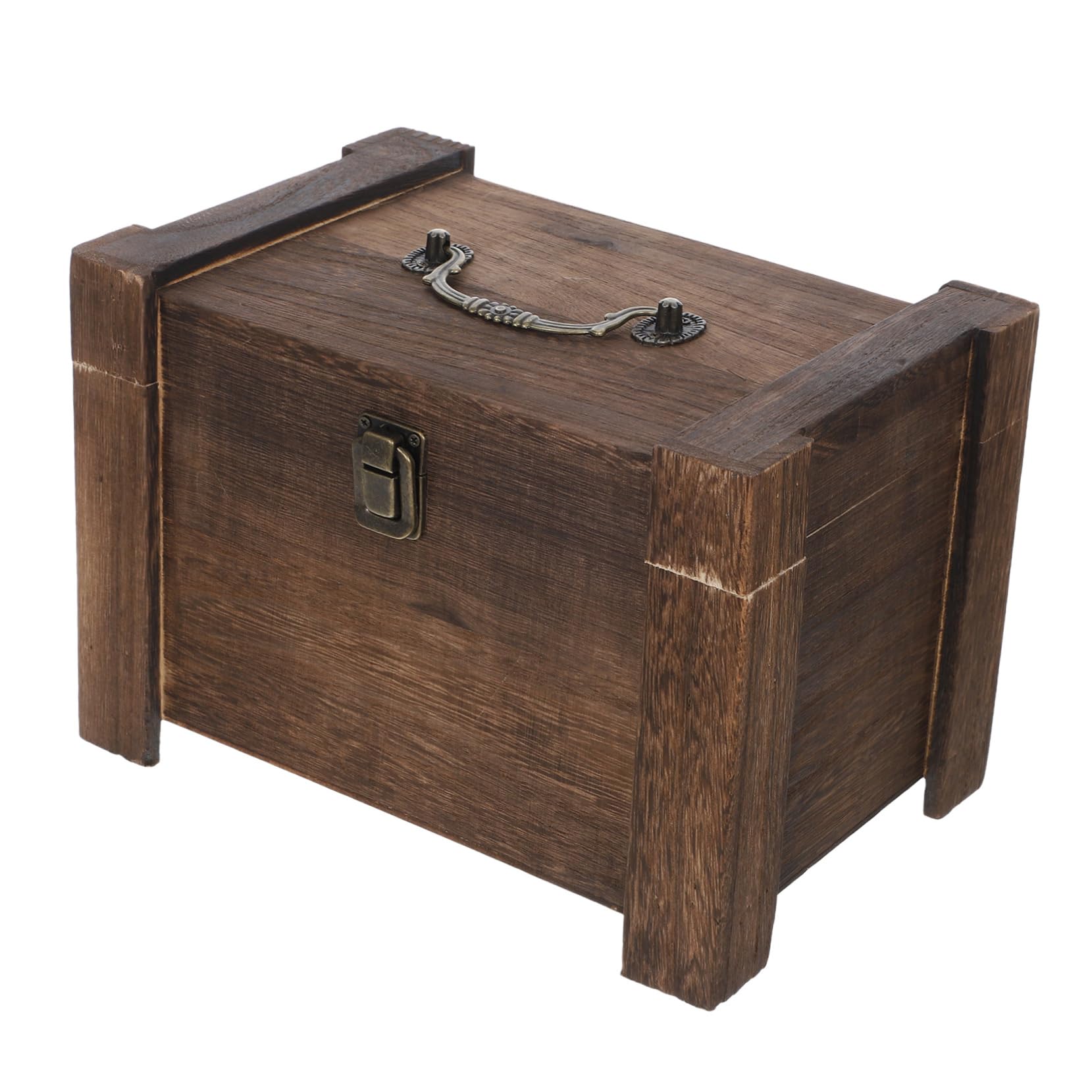 SOLUSTRE Caja de Almacenamiento de Té de Madera de Pino 24, 5x16, 5 X 17