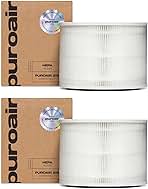 PuroAir 240 Replacement Filter - HEPA Filters up to 99.9% of Smoke, Pollen, Dust and Common Household Pollutants - HEPA Air Filter Replacement for PuroAir 240 Air Purifier (2 Pack)