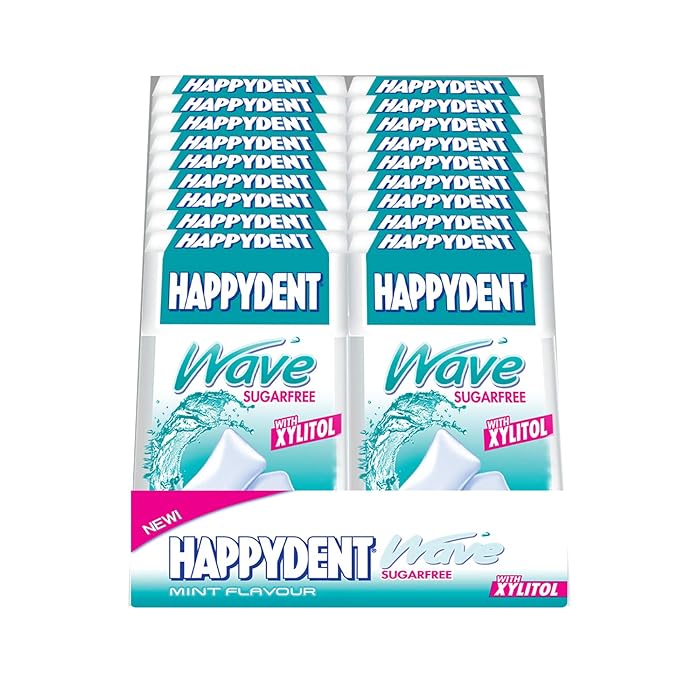 Buy Happydent Wave, Xylitol Sugarfree Mint Flavour, Bubble Gum Fliptop