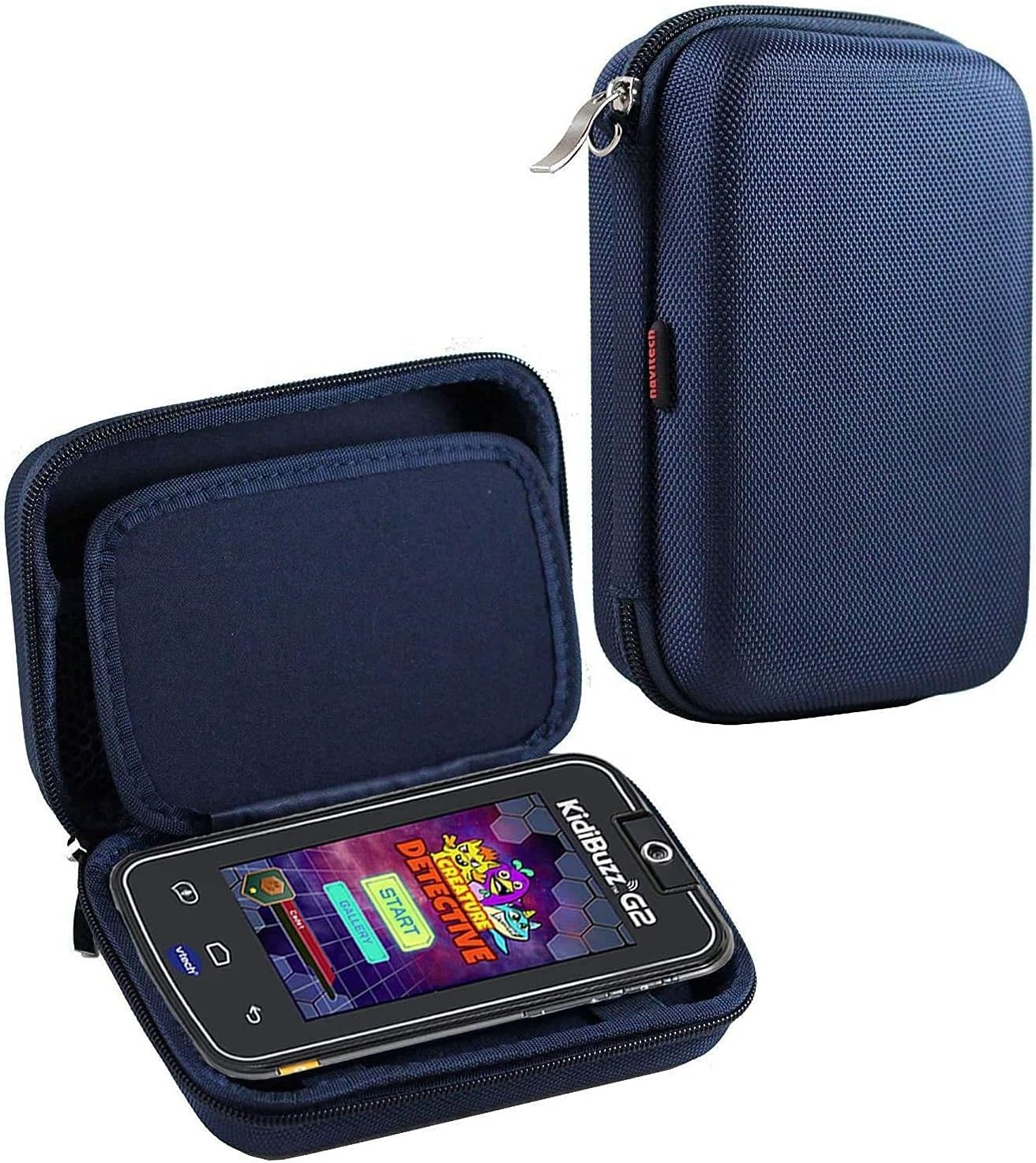 Navitech Blue Travel Hard Case Compatible with VTech KidiZoom Snap Touch