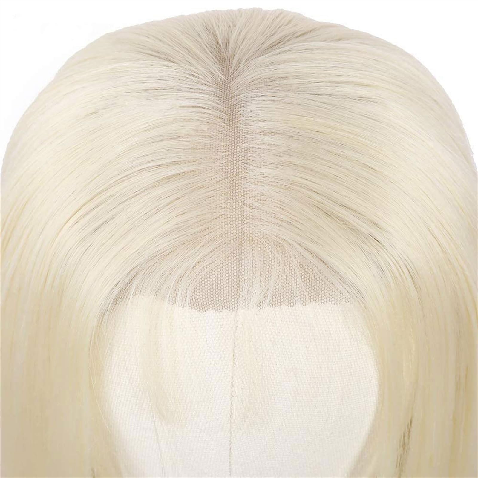 Gotowe do noszenia peruk Syntetyczne koronkowe peruki Prosta część koronkowa peruka 4 × Koronkowe zamknięcie Naturalnie wyglądające blond dla czarnych kobiet dla początkujących