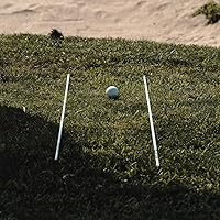 Vista 5 de SuperStroke - Varillas de alineación de golf de 45 pulgadas, varillas de fibra de vidrio, kit de ayuda para entrenamiento de swing completo, ayuda