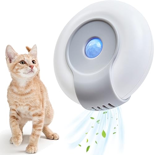Desodorante de arena para gatos para cajas de arena de interiores para gatos desodorante inteligente recargable por USB para mascotas caja de arena