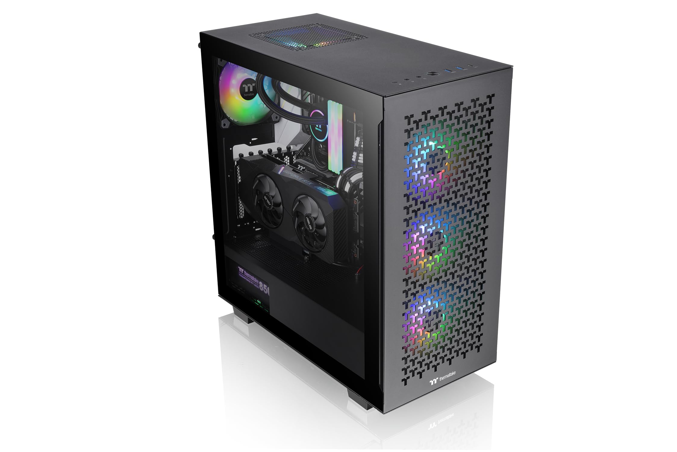 PC- Case Thermaltake V350 TG ARGB Air Black