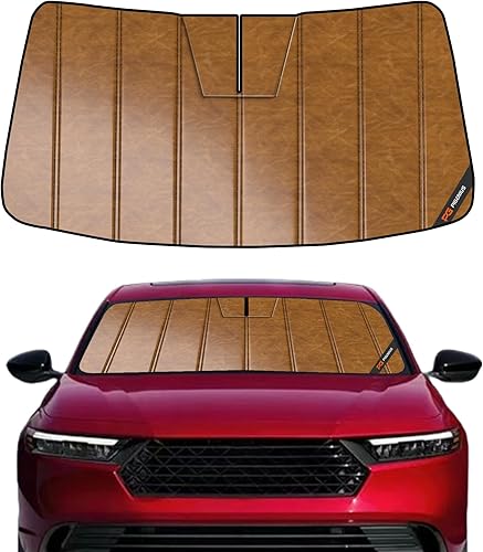 Parasol para parabrisas para Honda Accord 2023-2026, parasol personalizado para ventana delantera - Cuero