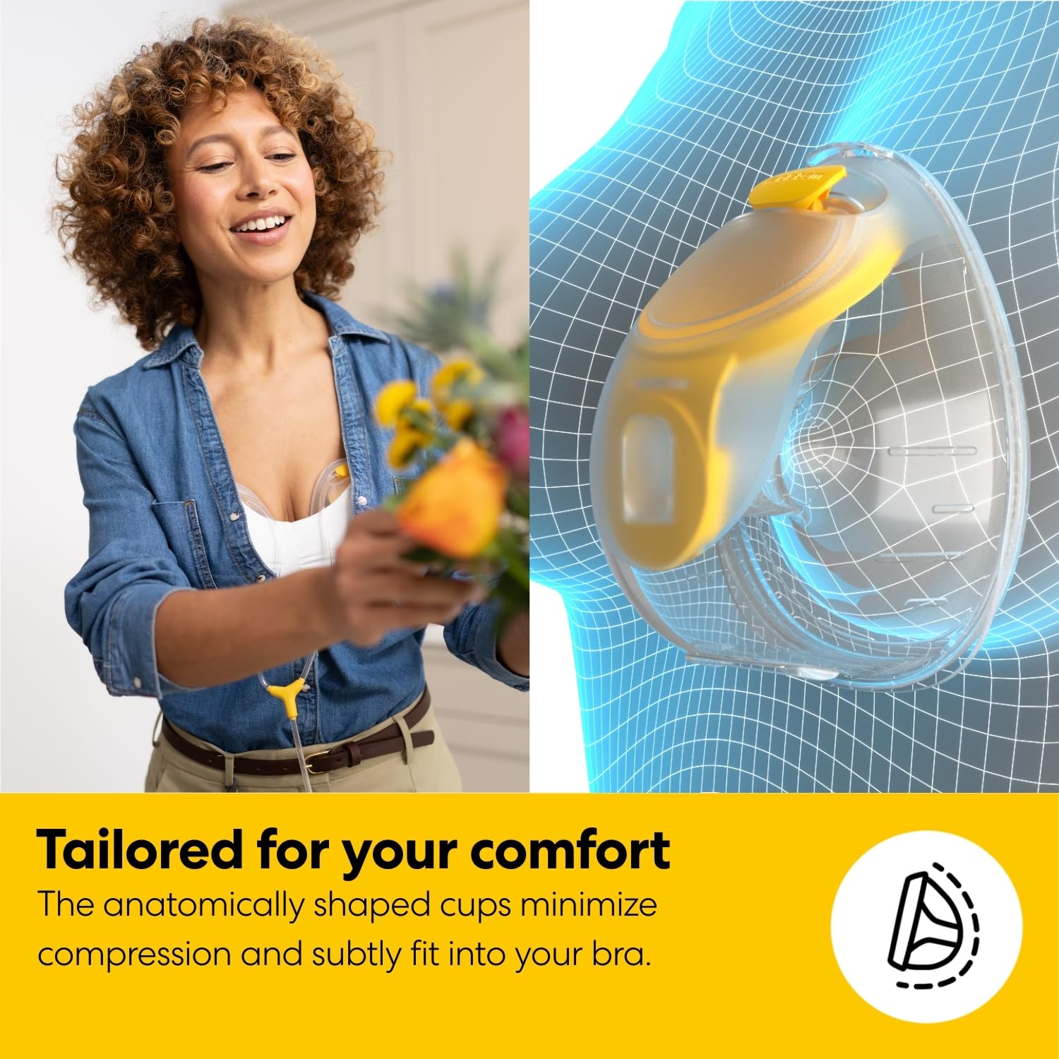 Medela Freestyle Mini Hands-Free Double Electric with Hands-Free Cups & Rechargable Battery. — view 6