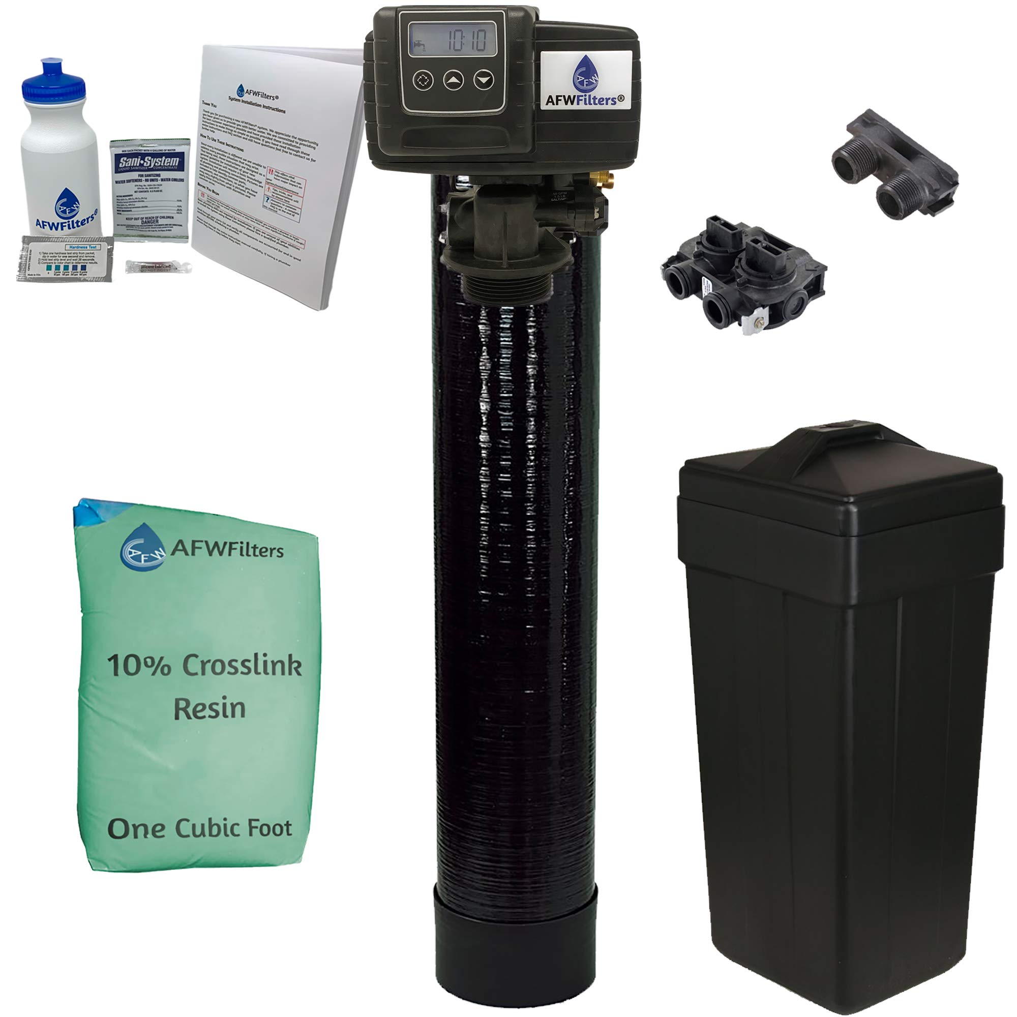 Fleck 5600sxt 32,000 WATER SOFTENER with 10% High Capacity Resin 3/4" Bypass