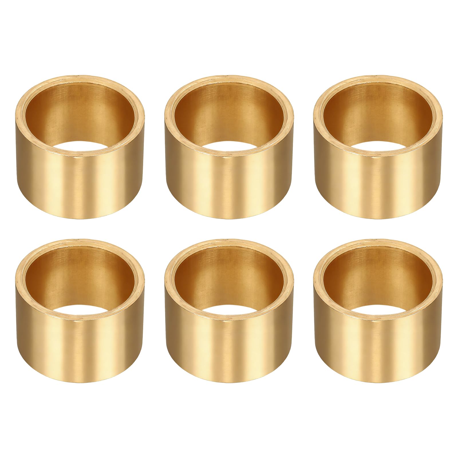 QUARKZMAN 6 Stück Gleitlager Hülse, 25mm Bohrung x 30mm AD x 20mm Länge Sinterbronze Lager Buchsen für Industrieanlagen