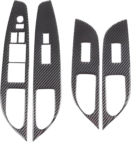 Miniatura 9 de Cubierta de panel de cambio de marchas compatible con Infiniti G37 2008-2013 G35 2007-08 G25 2011 2012 Q60 2014 2015, fibra de carbono suave,