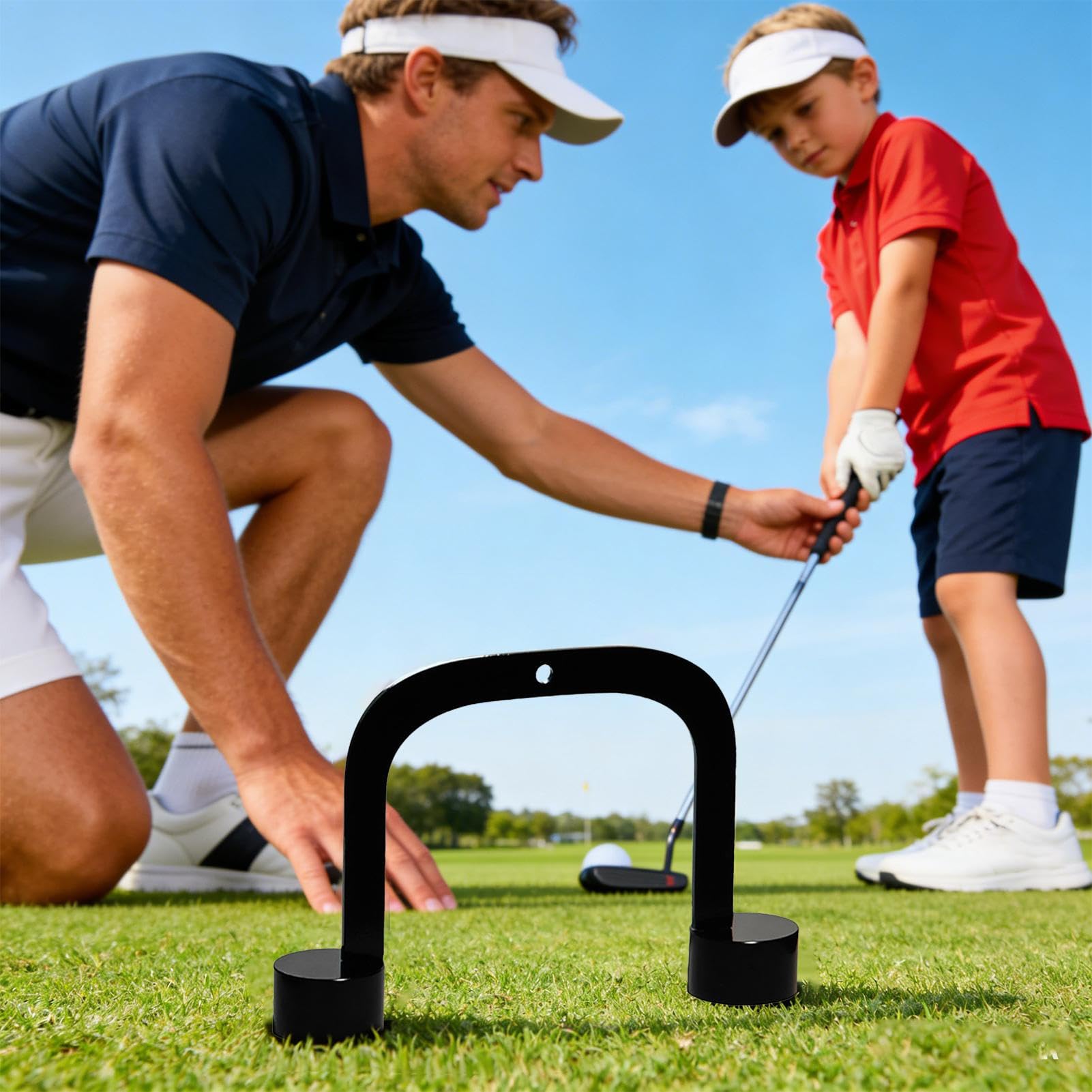 Golf Putt-Tor - Ayuda de entrenamiento con ayuda de alineación