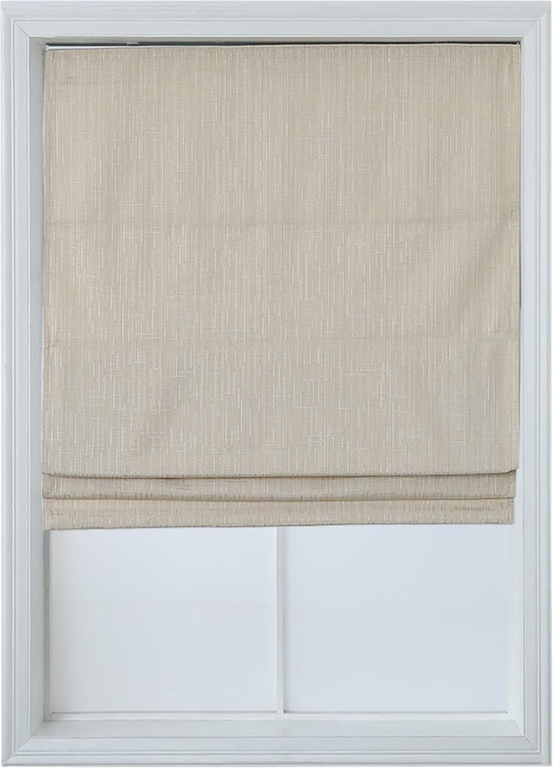 Everyday Celebration 100% Blackout Cordless Roman Shades - Thermal Insulated Window Blinds for Indoor Use, Vanilla, 29” W x 64” H Vanilla (Blackout) 29\"W x 64\"H