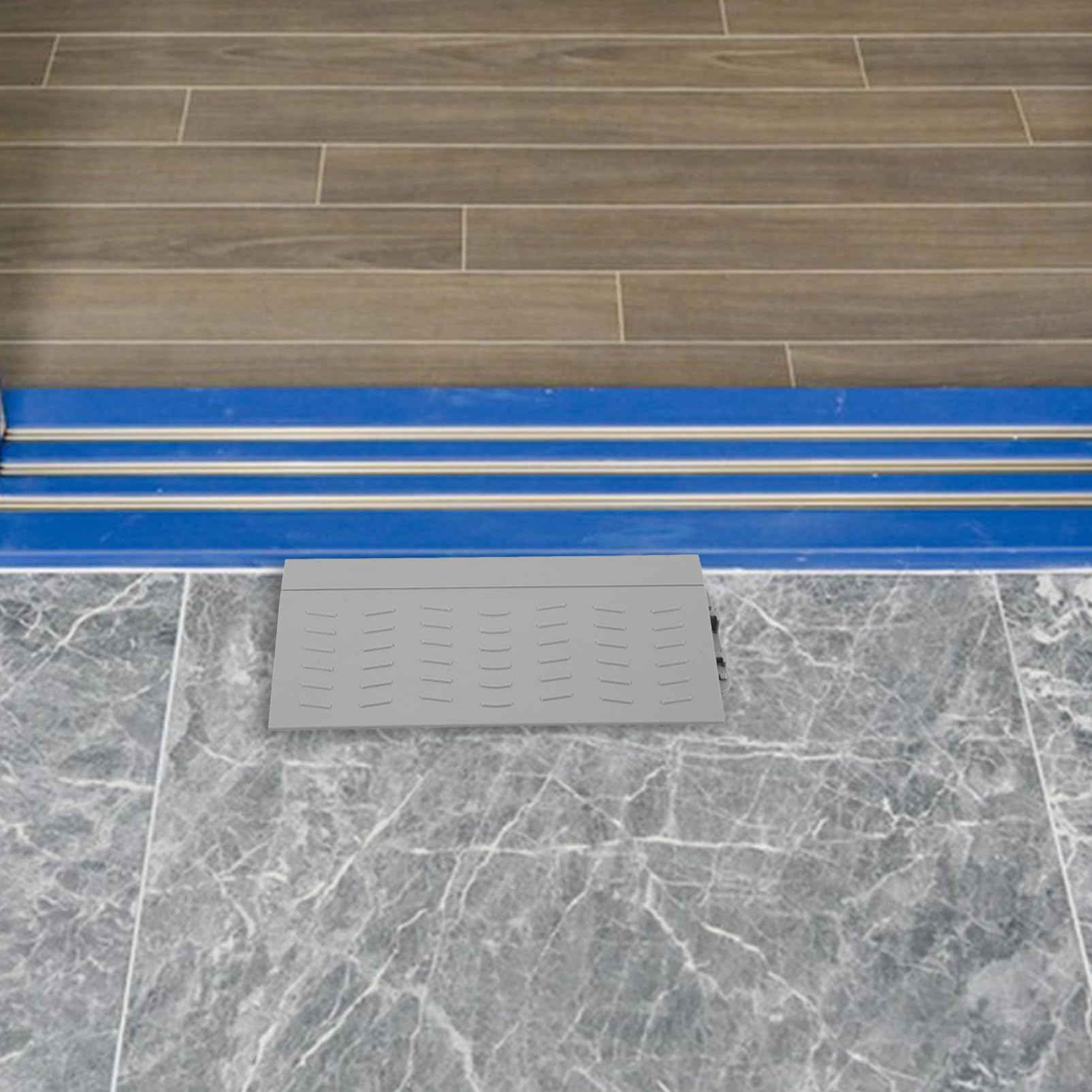 NOLITOY Threshold Ramps for Doorways - Wheelchair Ramp Door Ramps for Wheelchairs Steps Driveway and Curb Sweeping Robots Grey