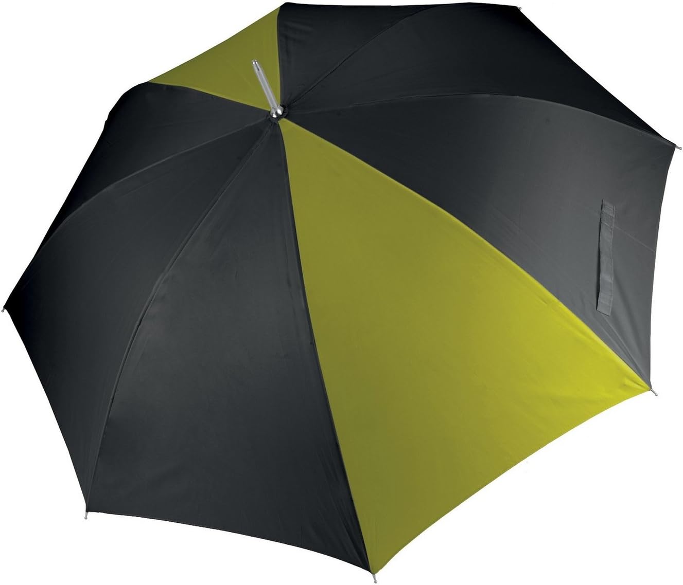 Kimood Unisex Auto Opening Golf Umbrella (One Size) (Black/Burnt Lime)
