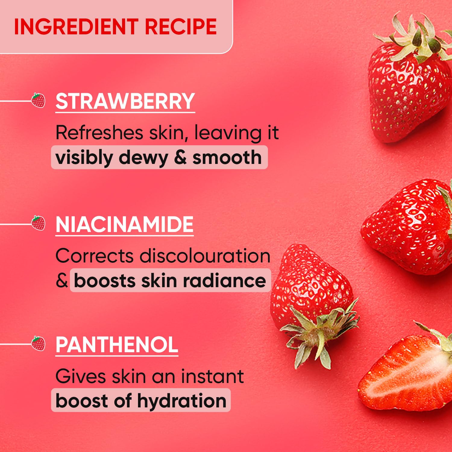 DOT & KEY Strawberry Dew Strobe Cream For Face Combo(Pack Of 2,30Ml Each)|Skin Radiance Cream|Moisturizer & Highlighter For Face|For Dewy Glazed Instant Glow|Boosts Hydration|For All Skin Types 2