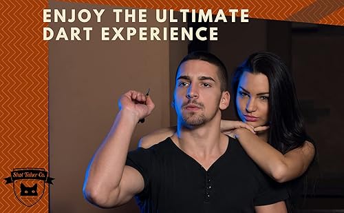 Miniatura 7 de Juego de 6 dardos de punta de acero Dardos profesionales para diana incluye barriles + ejes de plásticoaluminio + juntas tóricas + vuelos +