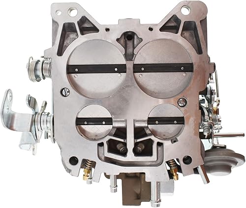 Miniatura 3 de Silscvtt Repuesto de carburador de 4 barriles para Chevy para motores Cadillac 1966-1973 327 350 427 454 Quadrajet 4MV carburador estrangulador