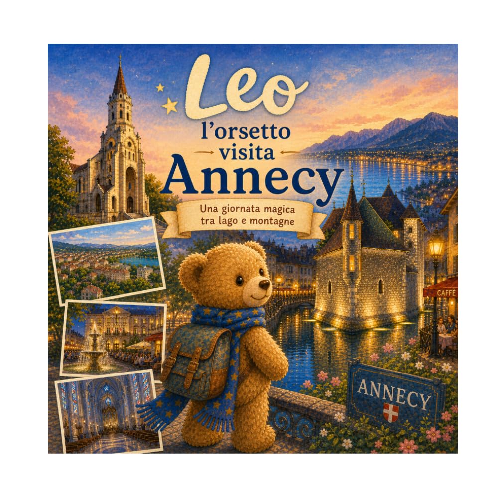 Leo ad Annecy: N°8 - Una giornata magica tra lago e montagne (Leo l’orsacchiotto visita la Francia)