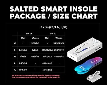 SALTED Smart Insole XS 値下げ SMART INSOLE | PRODUCT | SALTED