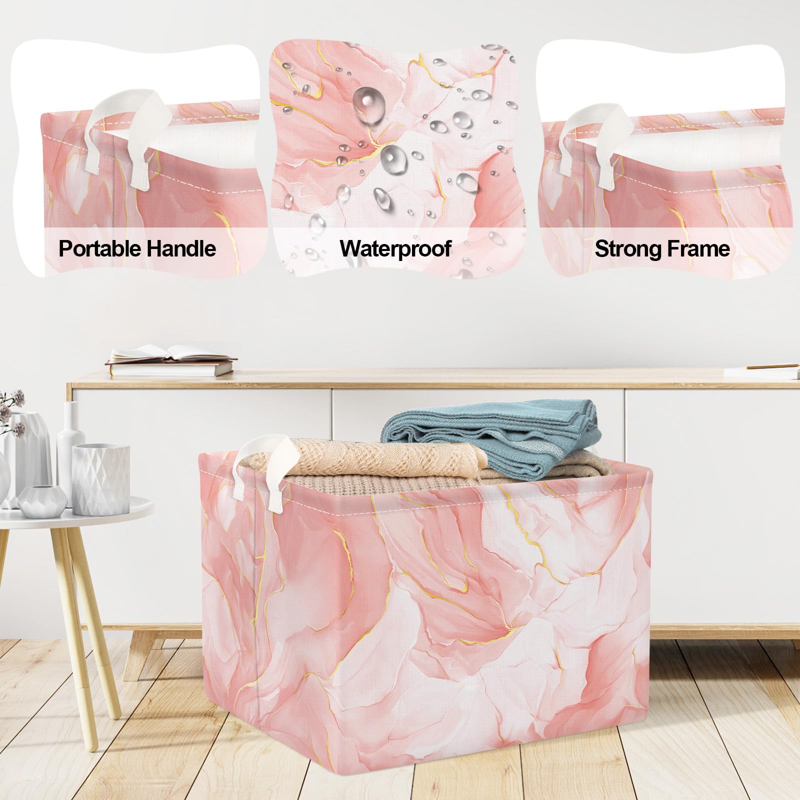 Clastyle Wasmanden voor dames, marmer, mand, speelgoed