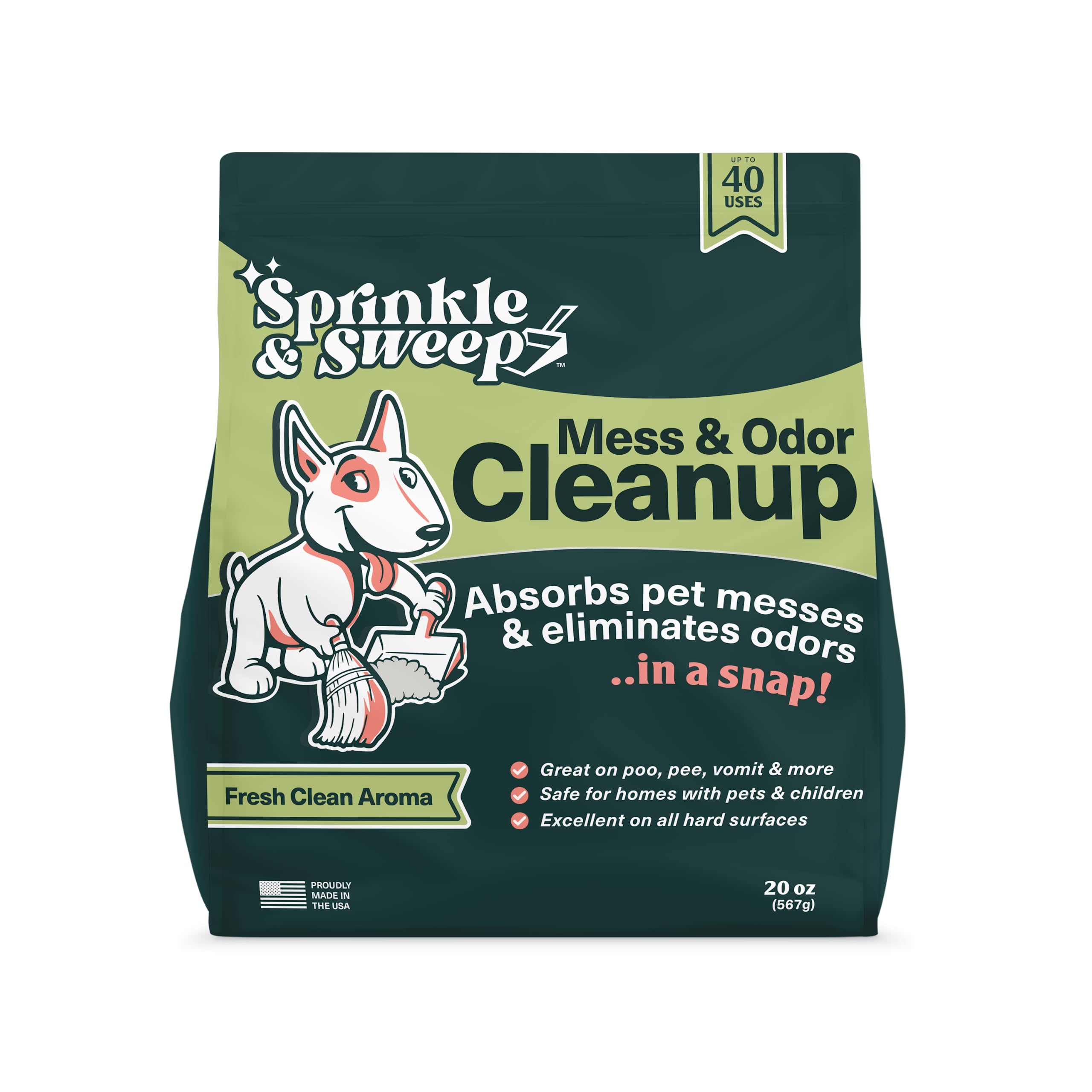 Photo 1 of *NEW*Sprinkle & Sweep - Pet Accident Cleanup