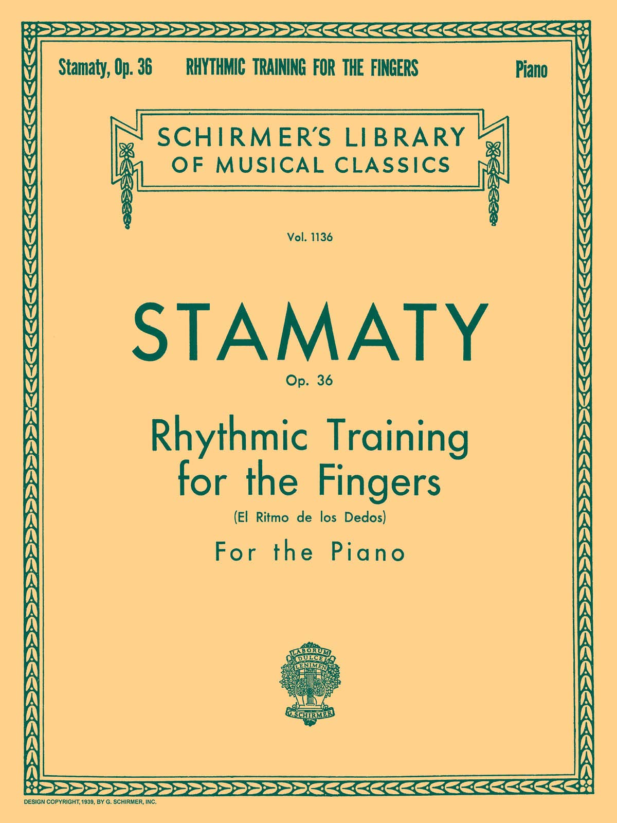Rhythmic Training for the Fingers, Op. 36: Piano Technique