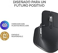 Vista 5 de Logitech MX Master 3S Ratón Inalámbrico Edición Estándar con Receptor USB Logi Bolt, Desplazamiento Ultrarrápido, Ergo, 8K DPI, Seguimiento